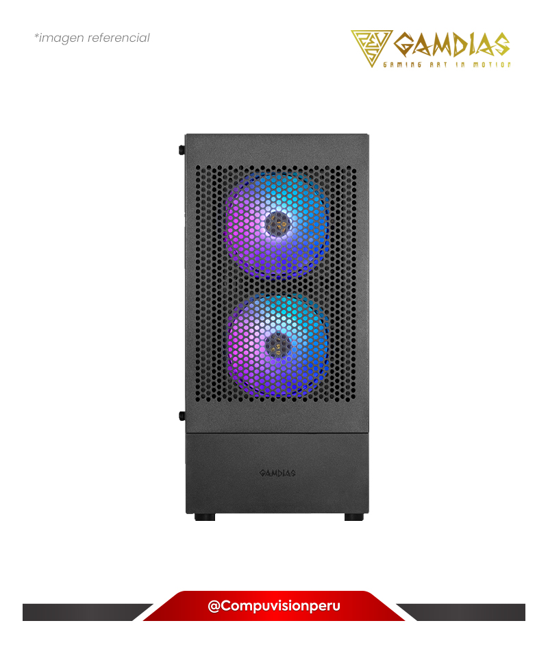 CASE GAMDIAS TALOS M3 BLACK MESH ELITE 3 FANS S/FUENTE 16333-02943-30000-G