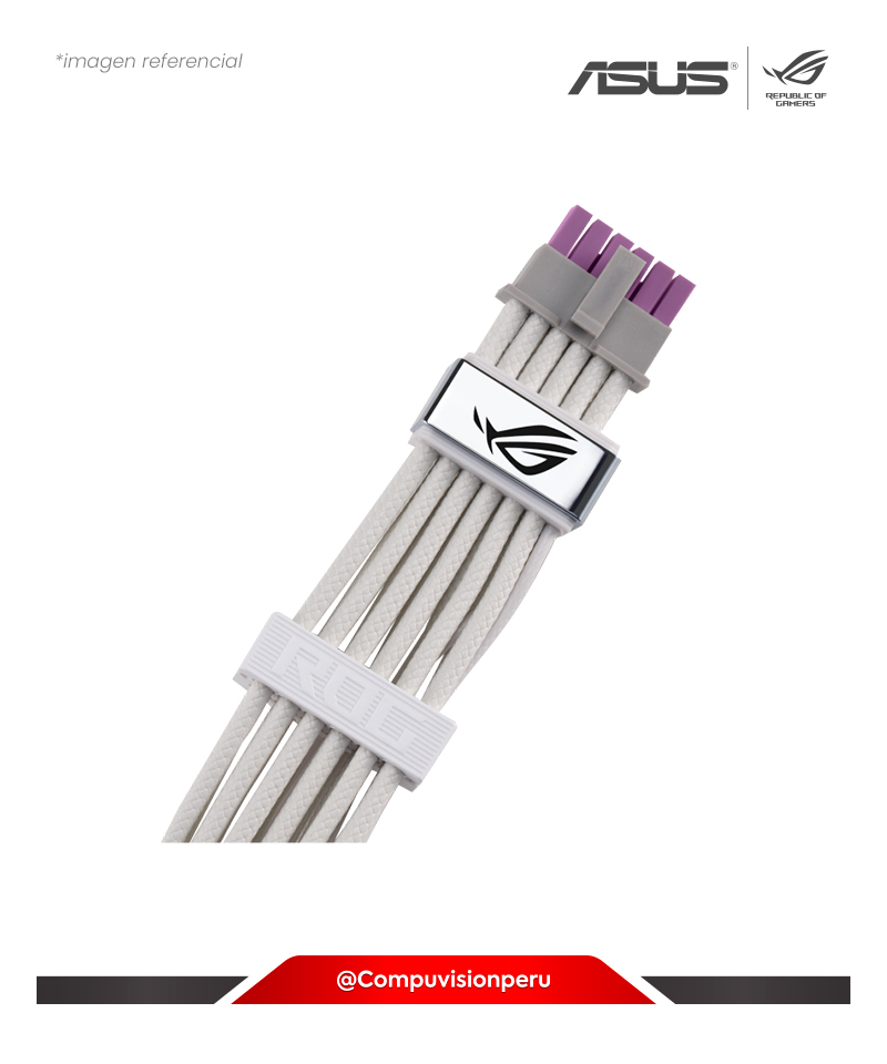 EXTENSION ASUS ROG EQUALIZER WHITE EDITION 12V-2X6 PCIE ATX 3.1 & PCIE 5.1 ROG-EQUALIZER-WHITE