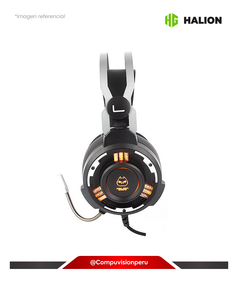 HEADSET HALION HA-Z25 7 LED 5.1 GAMER USB+RGB