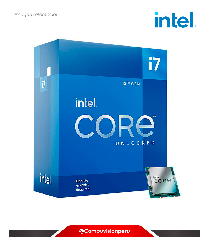 CPU INTEL I7-12700KF 12N / 20TH 25MB 3.60GHZ LGA 1700 TURBO CORE 5.00GHZ