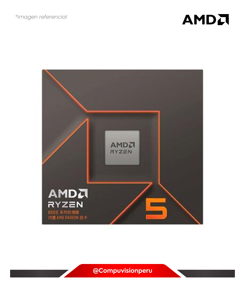 CPU AMD RYZEN 5 8500G 3.50GHZ 6N 12TH 22MB TDP 65W AMD RADEON 740M TURBO CORE 5.0GHZ