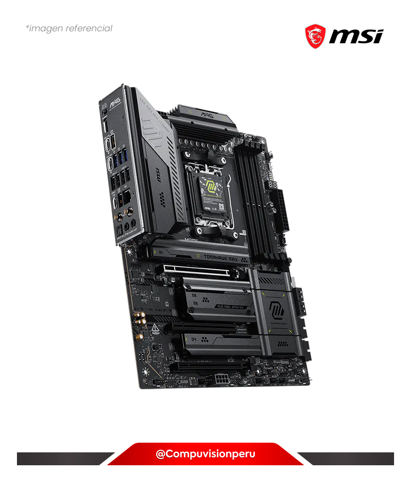 PLACA MSI MAG X870E TOMAHAWK MAX WIFI AM5 AMD X870E DDR5 M.2 SATA 6GB BLUETOOTH ATX