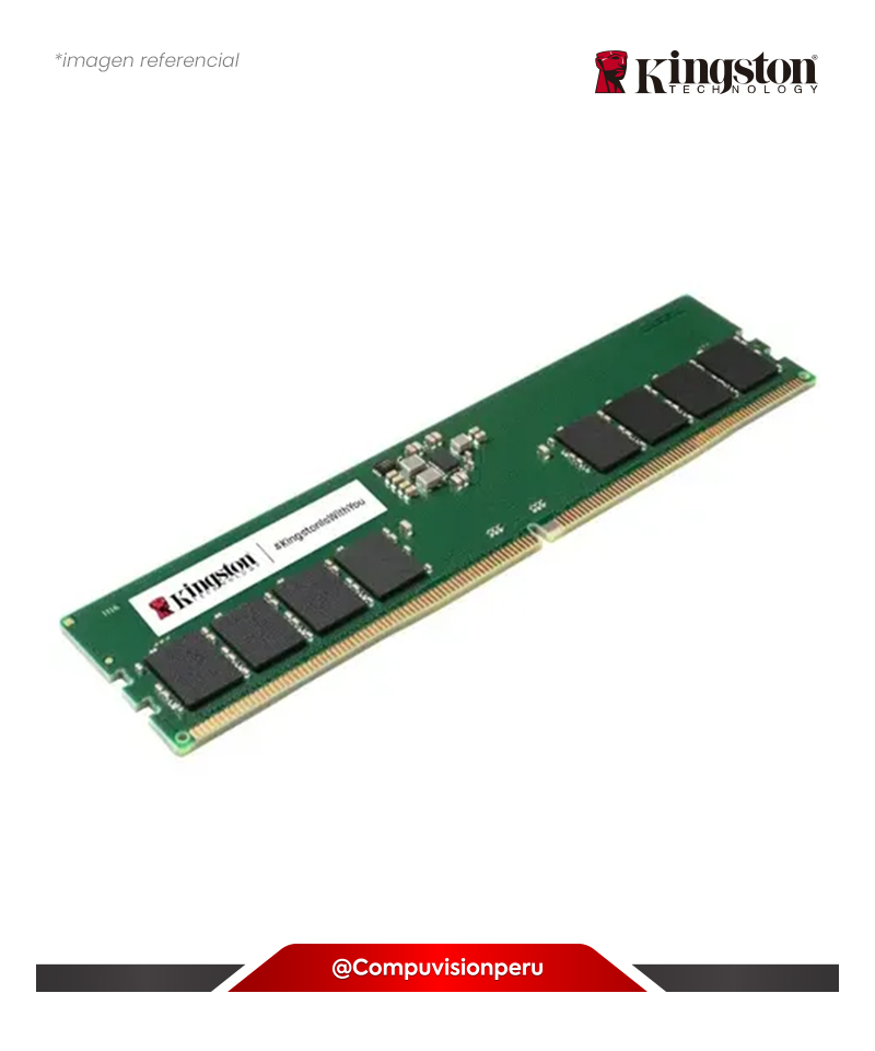 MEMORIA 32GB DDR5 BUS 5600MHZ KINGSTON DIMM 2RX8 CL46 1.1V KCP556UD8-32