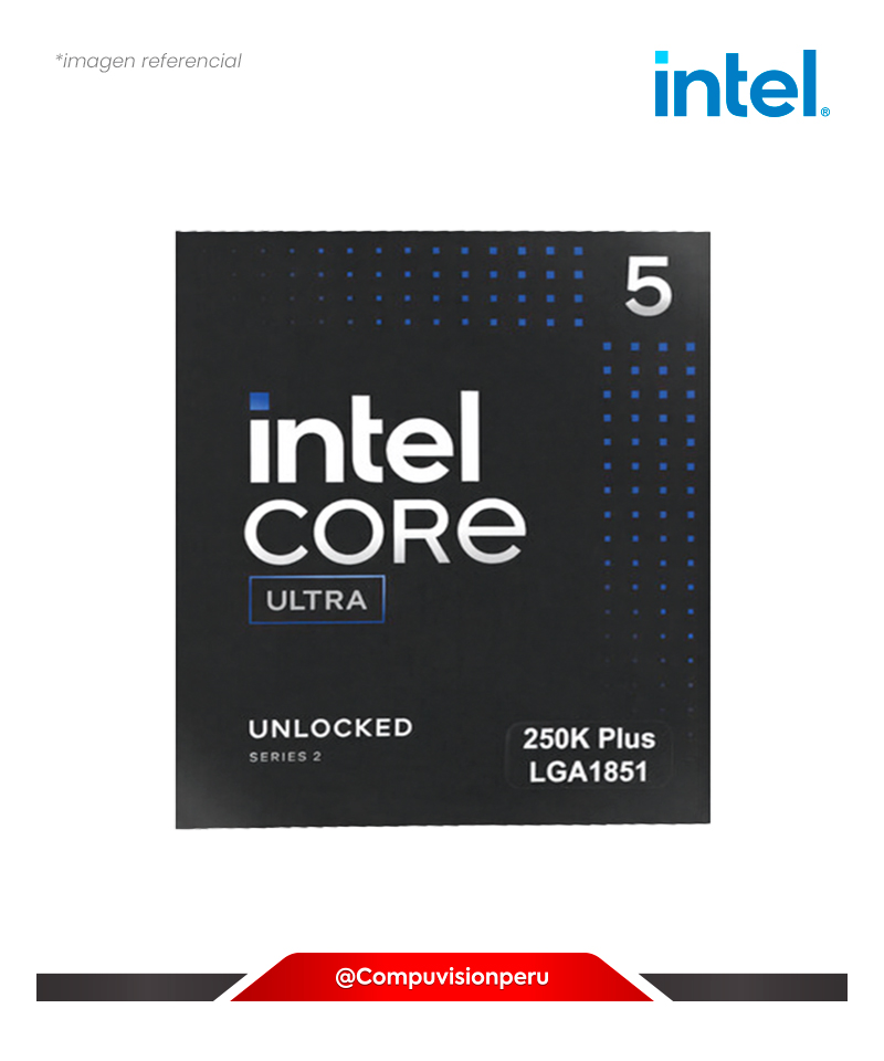 CPU INTEL CORE ULTRA 5 250K PLUS 18N 18TH 3.3GHZ LGA 1851 TDP 125W INTEL GRAPHICS TURBO CORE 5.3GHZ