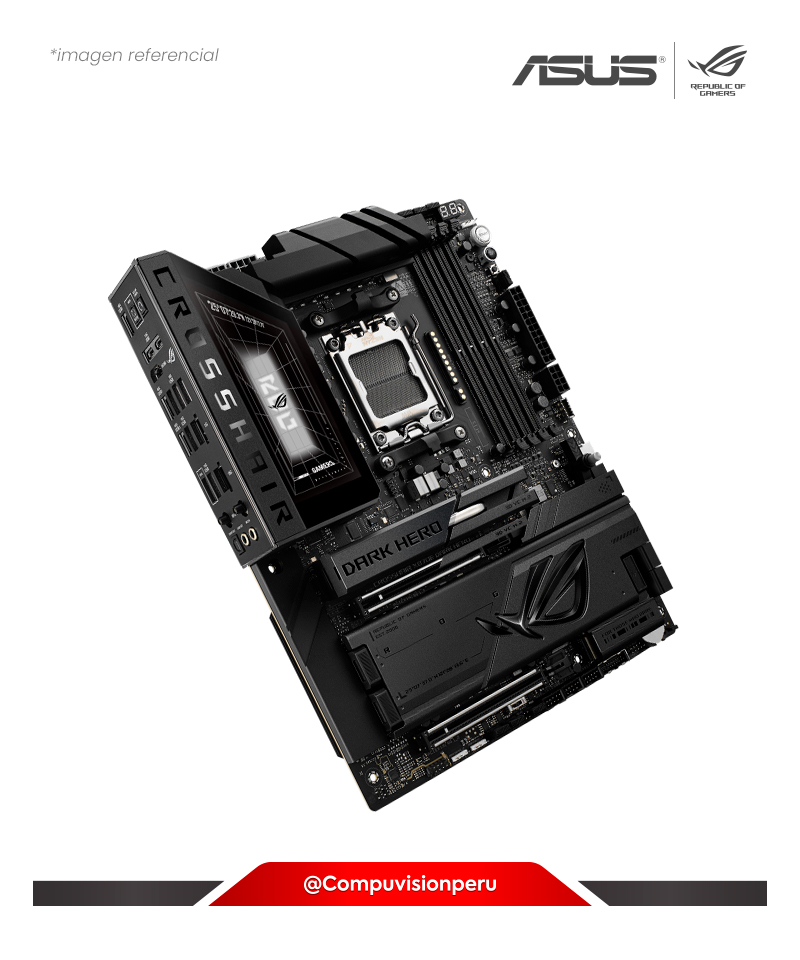 PLACA ASUS ROG CROSSHAIR X870E DARK HERO AMD X870E AM5 DDR5 M.2 SATA 6GB BLUETOOTH WIFI