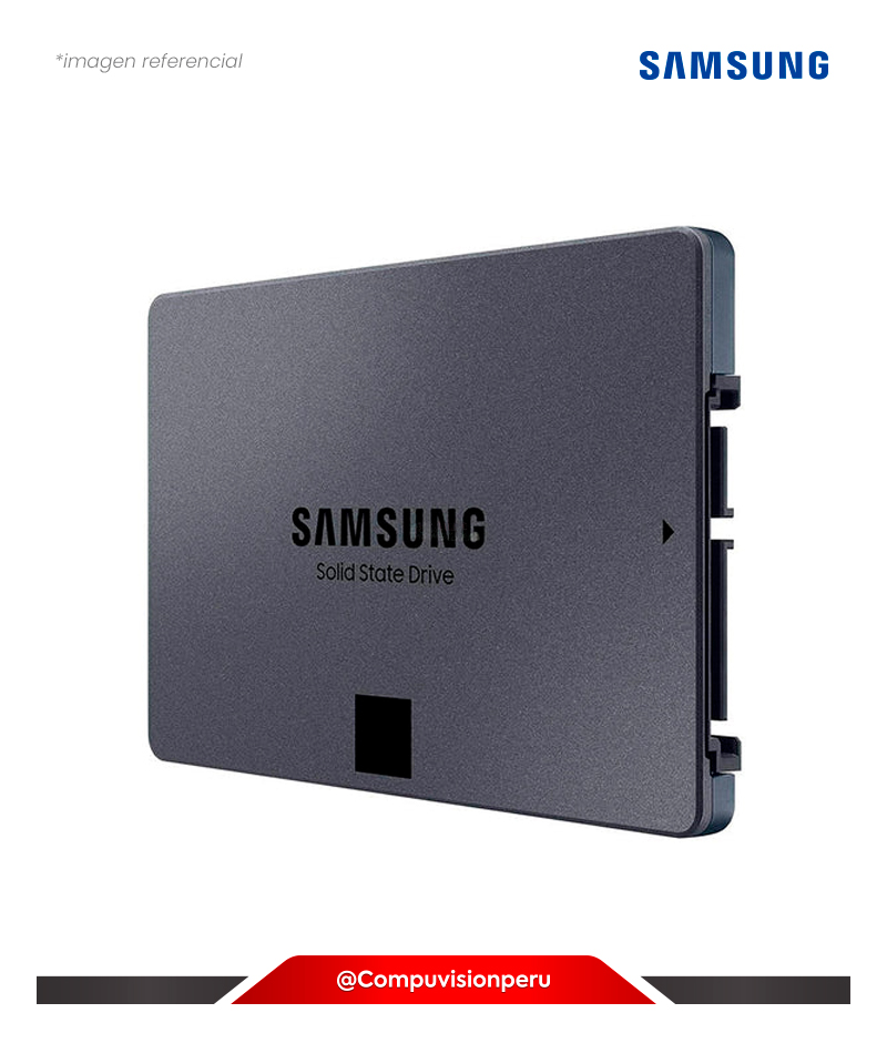 DISCO SOLIDO SSD 2TB SAMSUNG 870 QVO BLACK 2.5 SATA V-NAND MZ-77Q2T0B/AM 887276417875