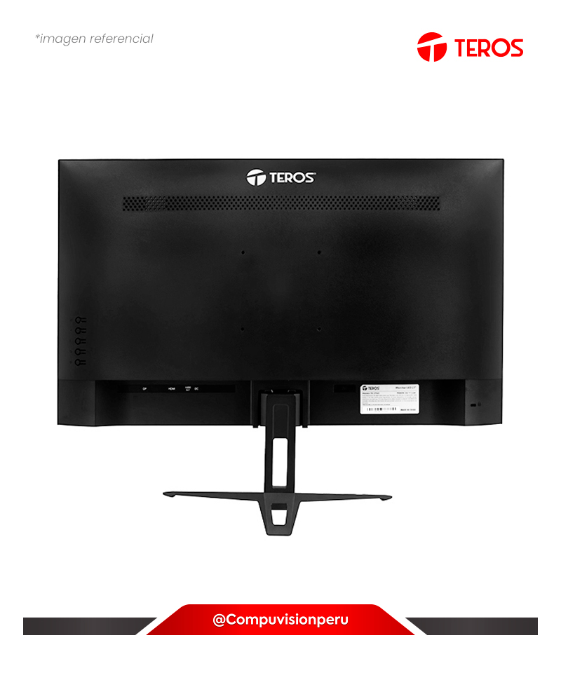MONITOR 27 FHD IPS TEROS TE-2714S BLACK 1080P 144HZ 1MS HDMI DP VESA 100 X 100 MM