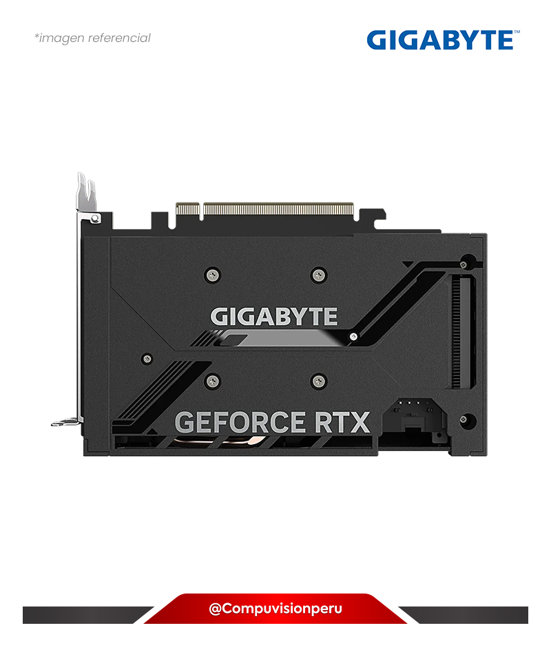 VIDEO GIGABYTE GEFORCE RTX 4060 WINDFORCE OC 8G 8GB GDDR6 CUDA 3072 128-BIT HDMI DP GV-N4060WF2OC-8GD G10