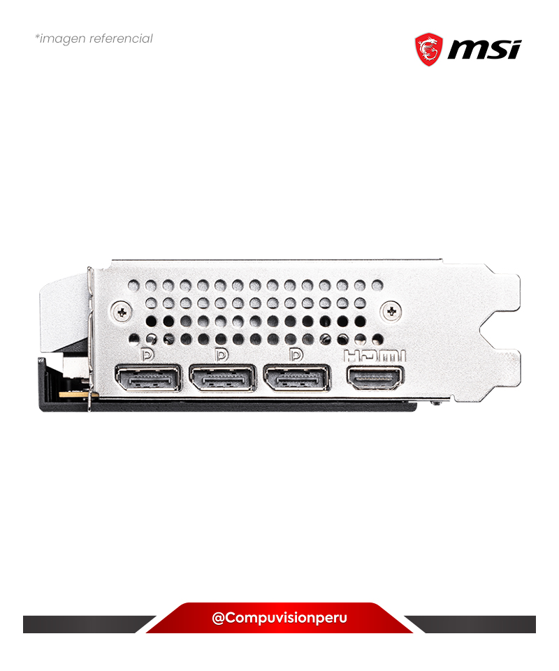 VIDEO MSI  GEFORCE RTX 5060 8G VENTUS 3X OC  8GB GDDR7 CUDA 3840 128-BIT  G5060-8V3C