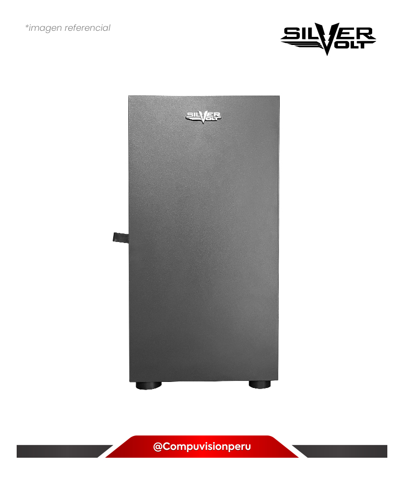 CASE SILVER VOLT PC-M12023 USB 3.0 S/F TEMPERED GLASS M-ATX 3*120mm VORTEX RGB