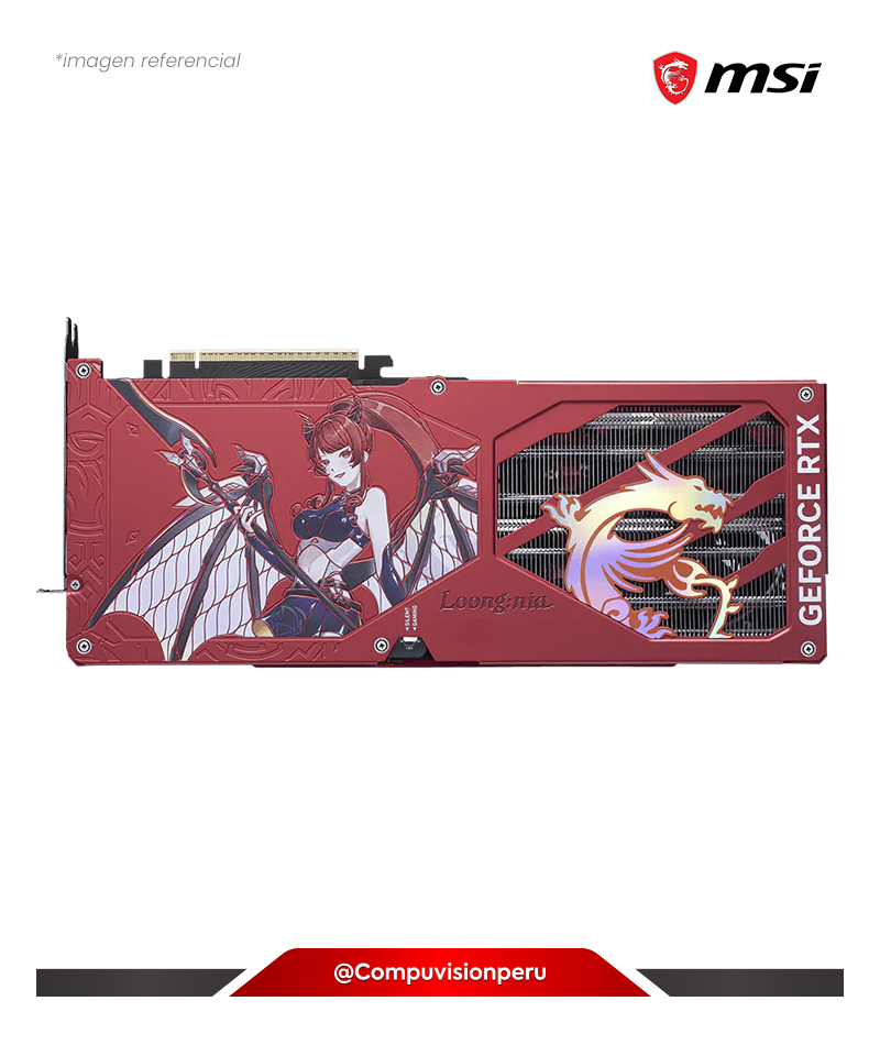 VIDEO MSI GEFORCE RTX 5070 TI 16G MLG EDITION OC 16GB GDDR7 CUDA 8960 256-BIT HDMI DP G507T-16MEC