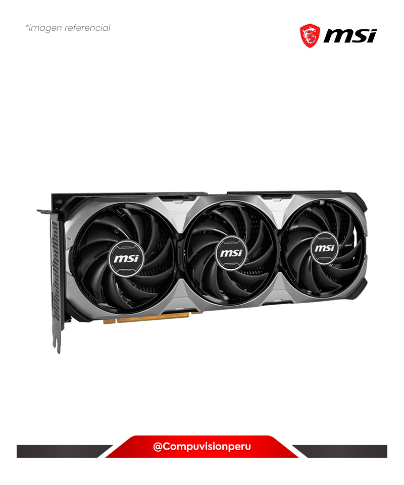 VIDEO MSI GEFORCE RTX 4070 TI SUPER 16G VENTUS 3X OC 16GB GDDR6X 256-BIT HDMI DP