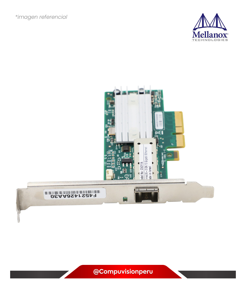 thumbnail image 2 of Mellanox CX311A MCX311A-XCAT ConnectX-3 EN 10GbE SFP+ PCIe Network Card - 1 Port 2 of 6