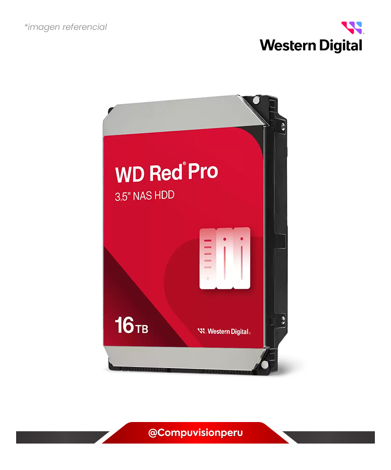 DISCO D 16TB WESTER DIGITAL RED PRO NAS SATA 6.0 7200RPM 3.5 512MB WD161KFGX