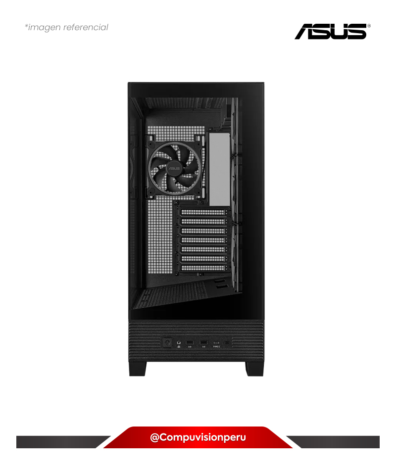 CASE ASUS A31 PLUS ARGB BLACK TEMPERED GLASS 3*120ARGB BTF COMATIBLE