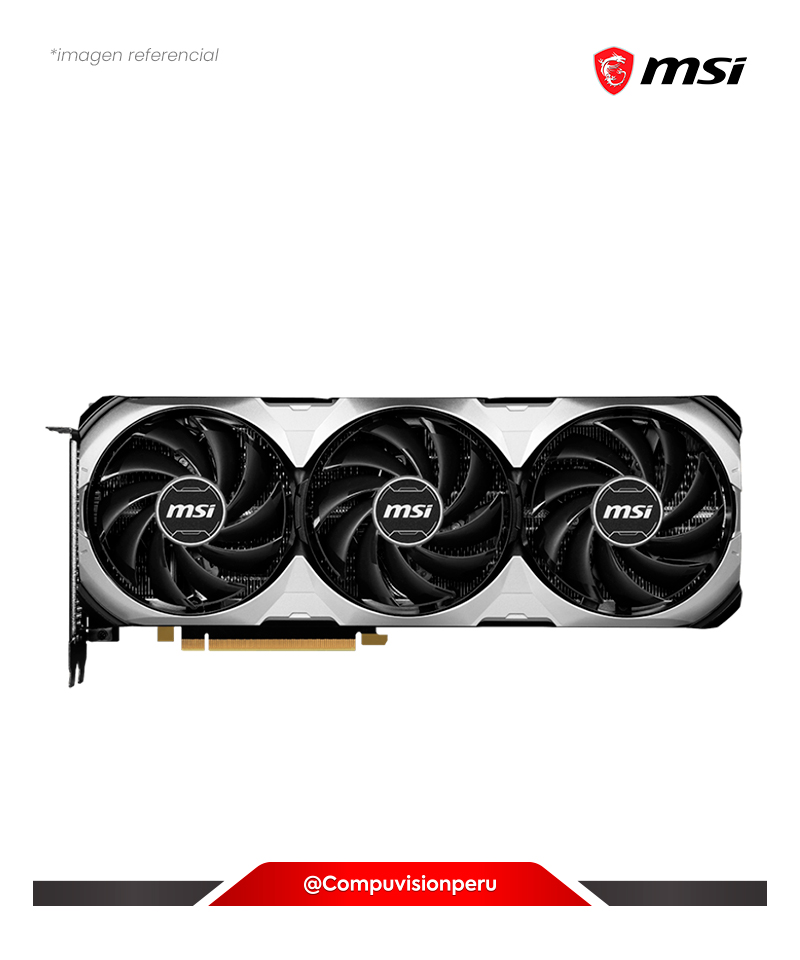 VIDEO MSI GEFORCE RTX 4070 TI SUPER 16G VENTUS 3X OC 16GB GDDR6X 256-BIT HDMI DP