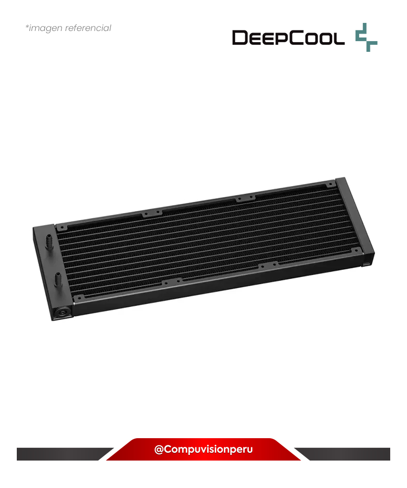 COOLER DE CPU DEEPCOOL MYSTIQUE 360 ARGB BLACK INTEL AMD 3*120MM  R-LX750-BKADSNC-G1