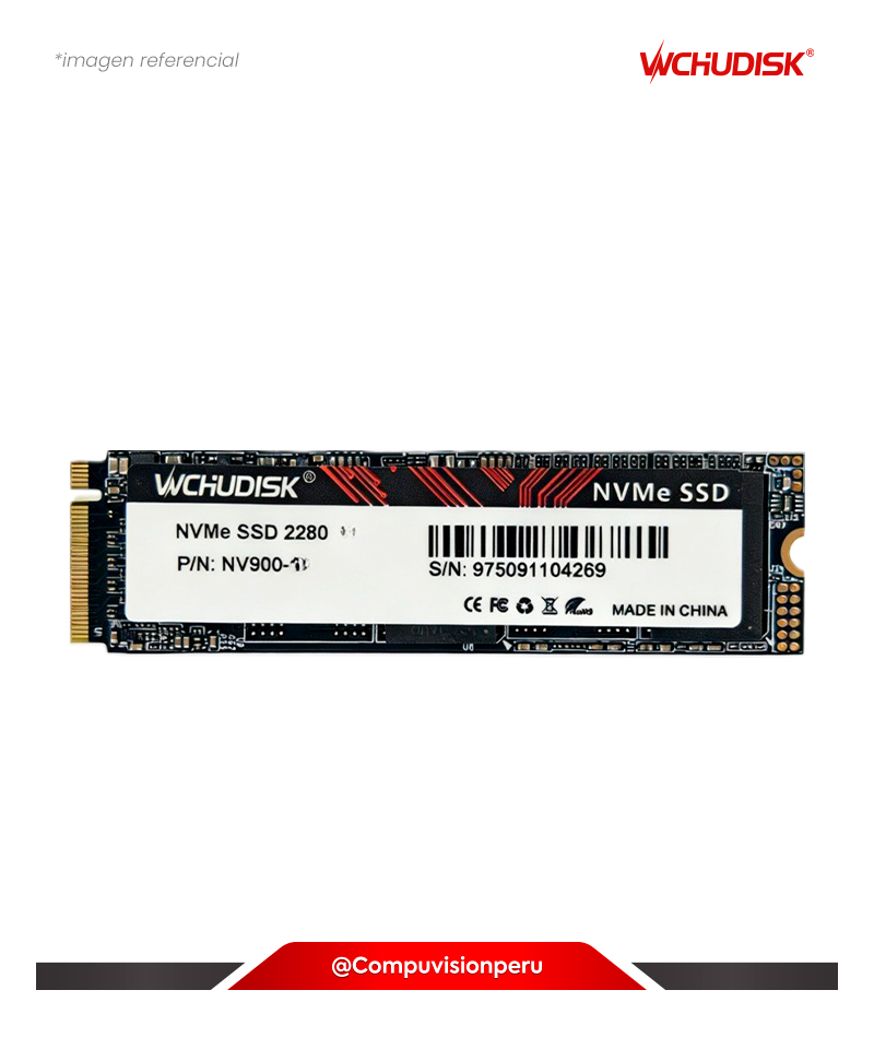 DISCO SOLIDOS SSD 512GB WICGTYP WCHUDISK M2 512GB NVME 2280 3D NAND PCI-E NV900-512