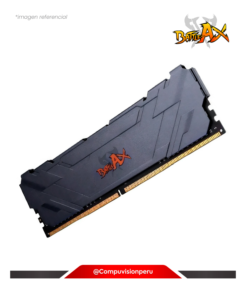 MEMORIA 8GB DDR4 BUS 3200MHZ COLERFUL BATTLE AX TITANIUM GREY CL16 1.35V XMP BA08G3200D4TP16(1)