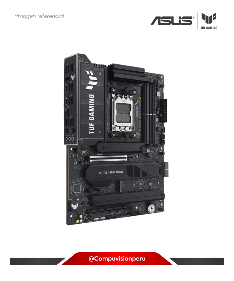 PLACA ASUS TUF GAMING X870E-PLUS WIFI7 AMD X870E AM5 DDR5 PCIE USB 20GB SATA 6GB