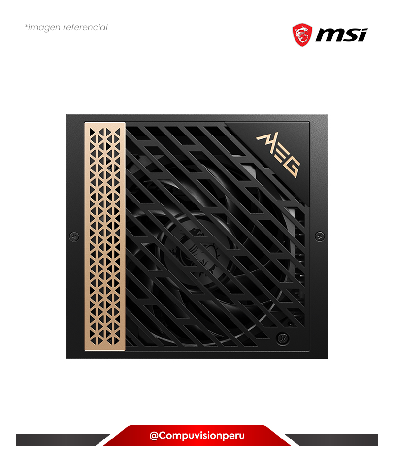 FUENTE 1300W MSI MEG AI1300P PCIE5 80 PLUS PLATINUM FULL MODULAR