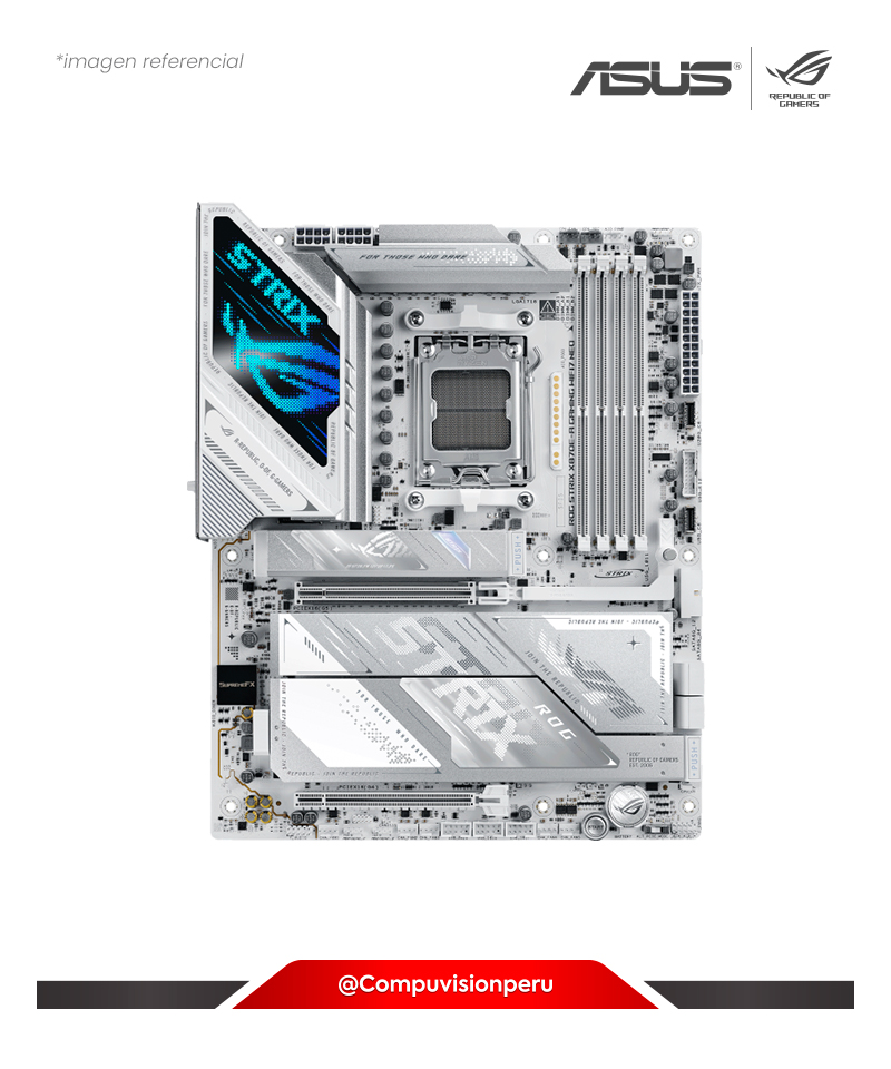 PLACA ASUS ROG STRIX X870E-A GAMING WIFI7 NEO AMD X870E AM5 DDR5 HDMI DP M.2 SATA 6GB BLUETOOTH ROG SUPREMEFX 7.1 ATX