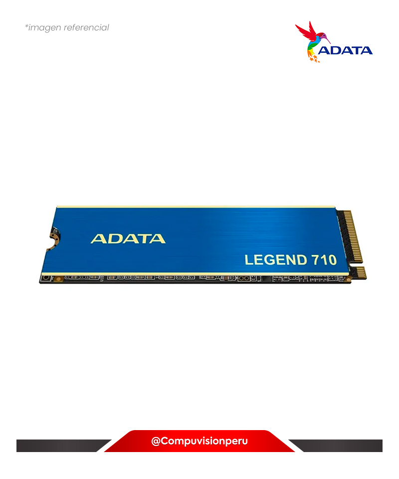 DISCO SOLIDO SSD 2TB ADATA LEGEND 710 PCIE GEN3 X4 M.2 2280 ALEG-710-2TCS