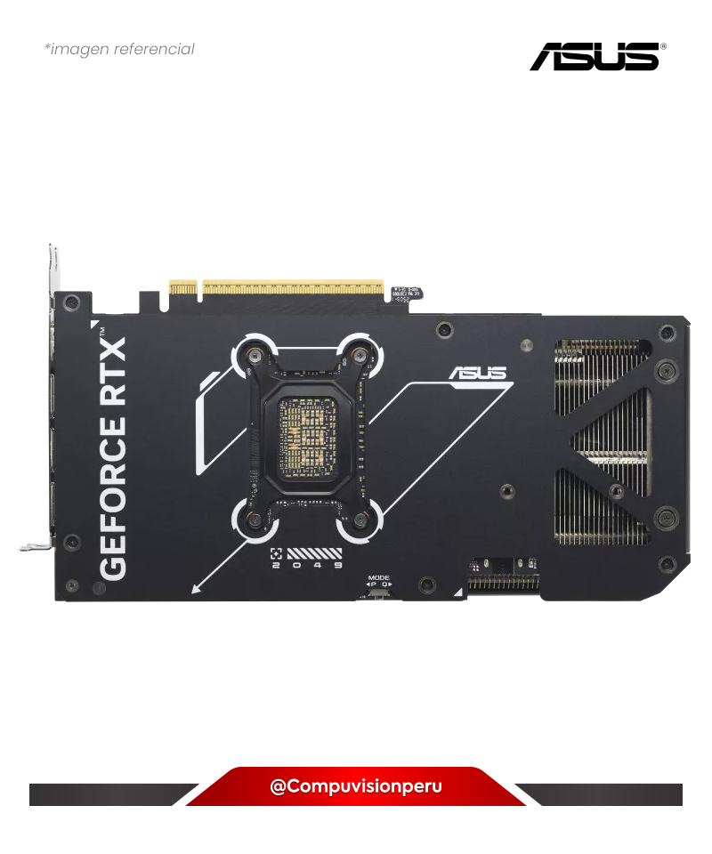 VIDEO ASUS DUAL GEFORCE RTX 5070 12GB GDDR7 OC EDITION CUDA 6144 192-BIT HDMI DP DUAL-RTX5070-O12G