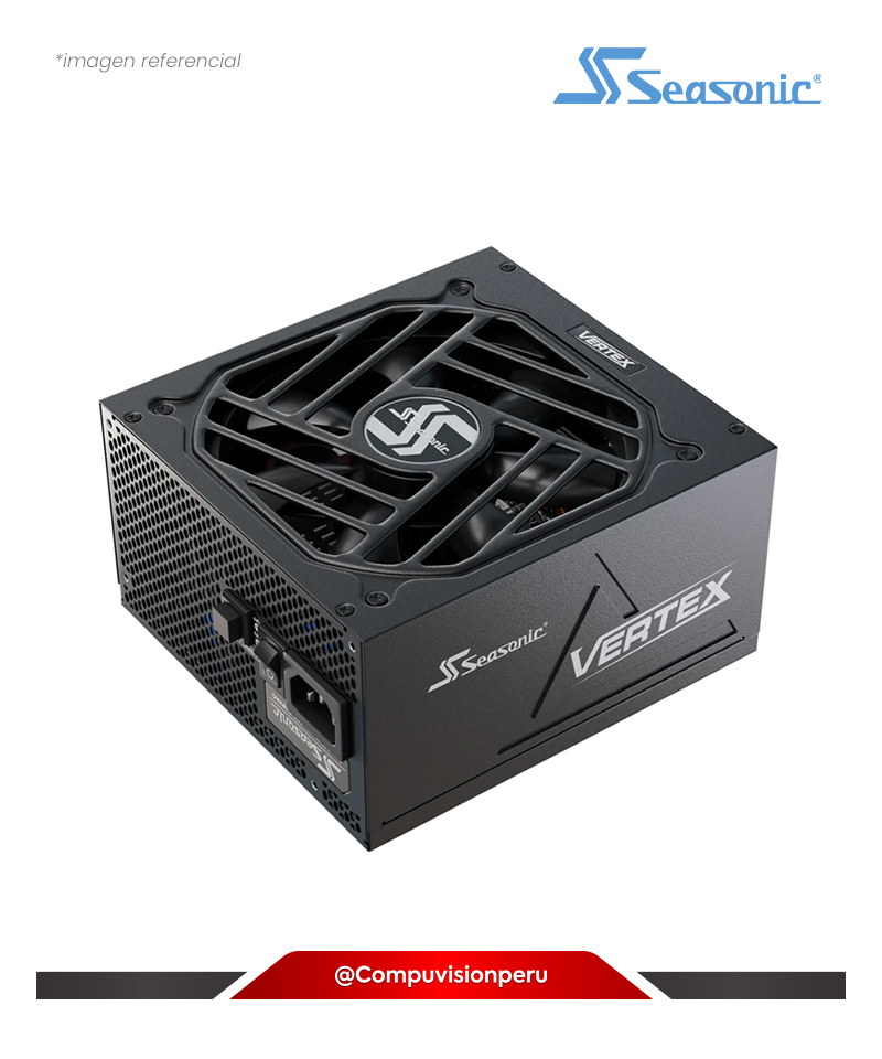 FUENTE 1200W SEASONIC VERTEX GX ATX 3.1 80 PLUS GOLD PCIE GEN 5.1 FULL MODULAR 12122GXAFS