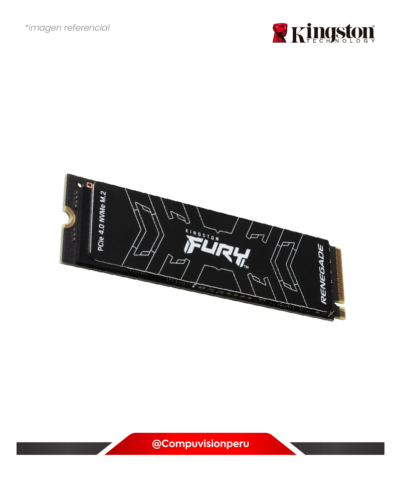 DISCO SOLIDO SSD 2TB KINGSTON FURY RENEGADE 2TB M.2 2280 PCIE 4.0 X4 NVME SFYRD/2000G