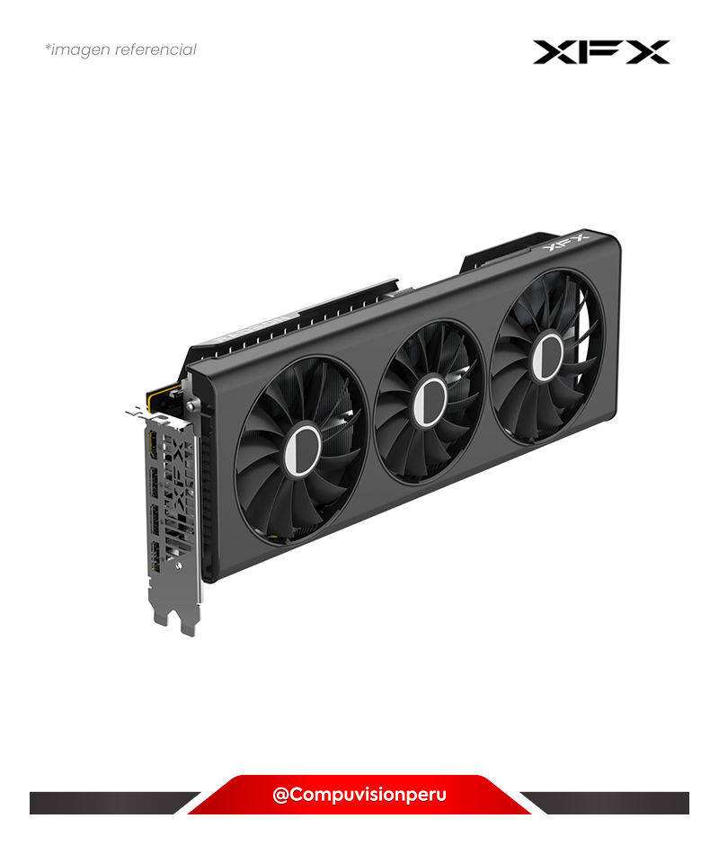 VIDEO XFX AMD SPEEDSTER QICK319 RADEON RX 7800 XT CORE 16GB GDDR6 HDMI 3XDP AMD RDNA 3 SP 3840 256-BIT RX-78TQICKF9