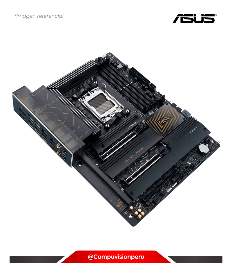 PLACA ASUS PROART X670E-CREATOR WIFI AMD X670 DDR5 HDMI USB4 M.2 SATA 6GB WIRELESS BLUETOOTH