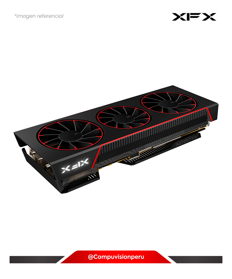 VIDEO XFX QUICKSILVER AMD RADEON RX 7800 XT 16GB GDDR6 SP 3840 256-BIT MAGNETIC AIR FANS X3 HDMI DP RX-78TMAIRF9