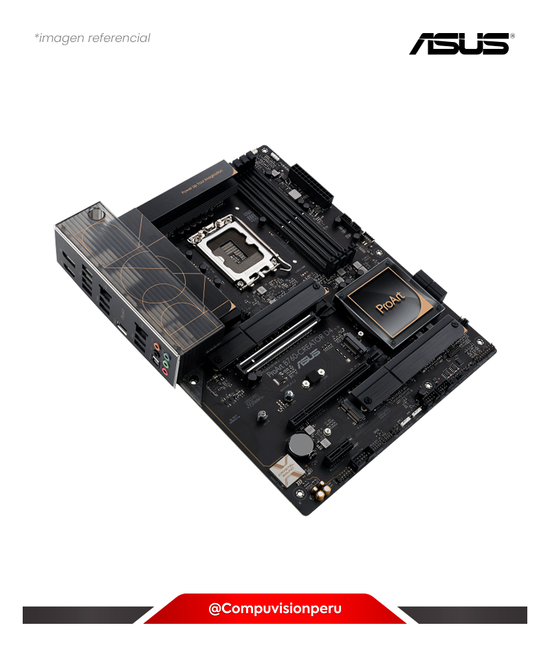 PLACA ASUS PROART B760-CREATOR D4 INTEL B760 LGA1700 DDR4 HDMI DP M.2 USB 3.2
