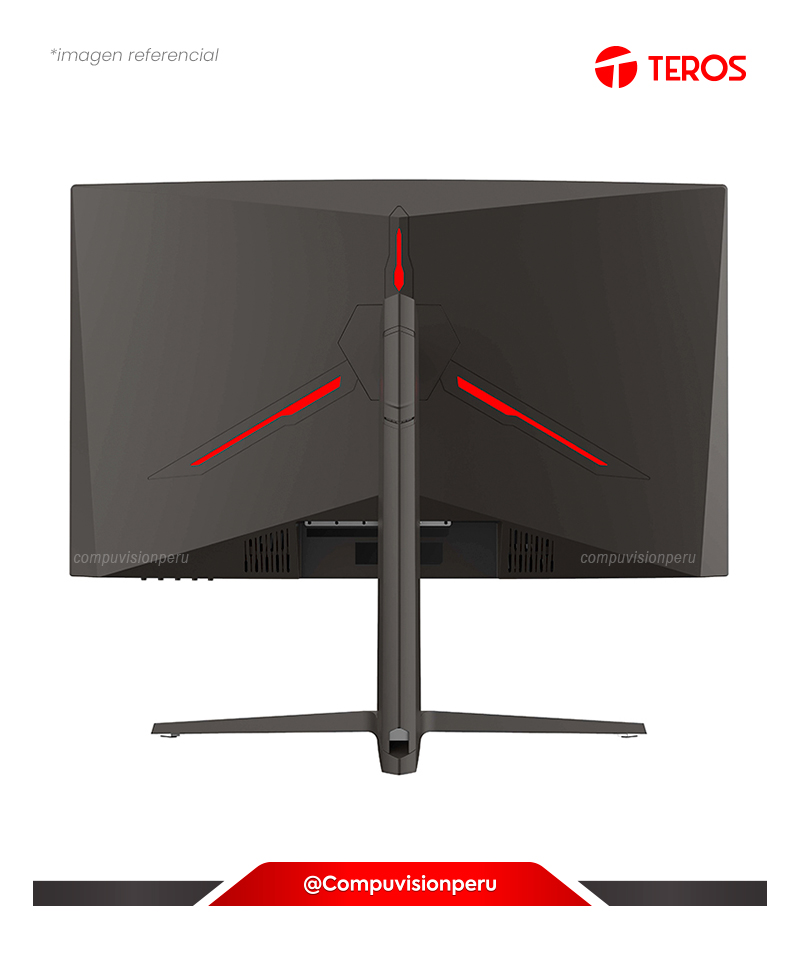 MONITOR 32 VA TEROS TE-3214G CURVO 2K QHD 165HZ 1MS HDMI DP GAMING FREESYNC