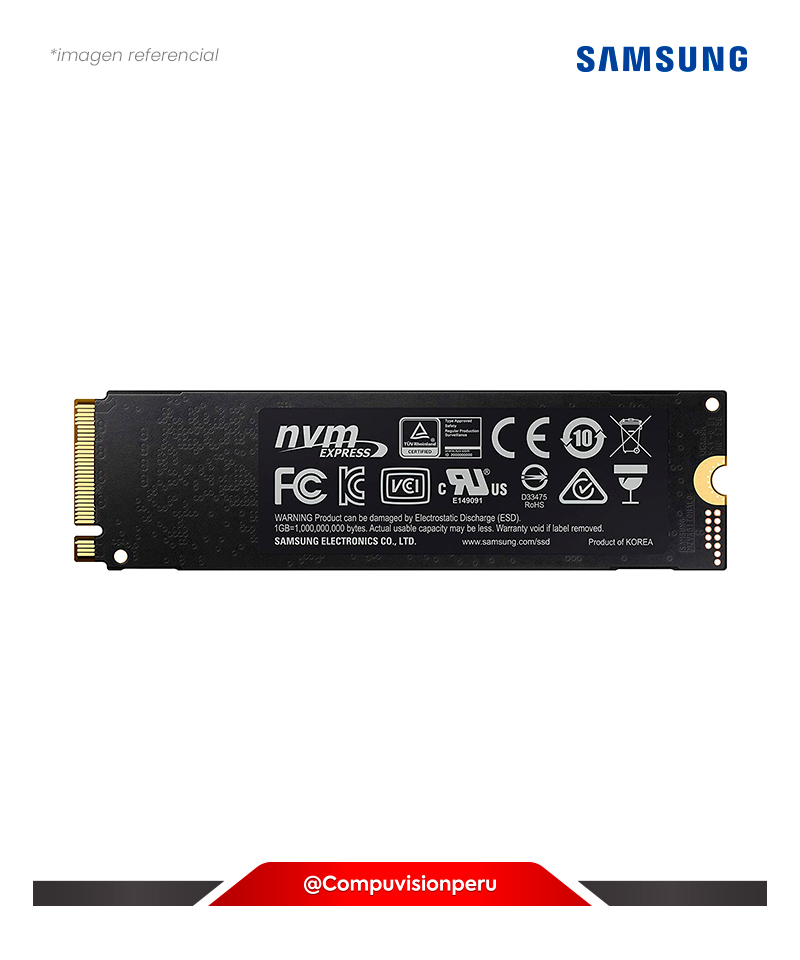 SSD SAMSUNG 970 EVO PLUS 500 GB MZ-V7S500B/AM M.2 2280 PCIE X4 NVME