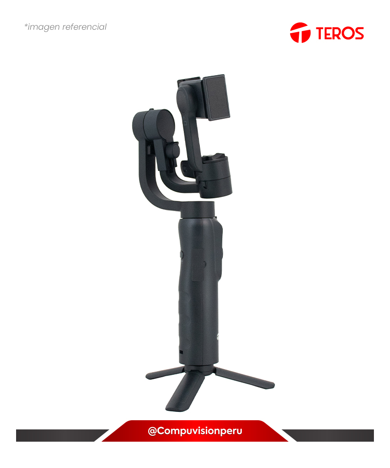 ESTABILIZADOR TEROS TE-7056N GIMBAL DE 3 EJES 360 CON RASTREADOR IA