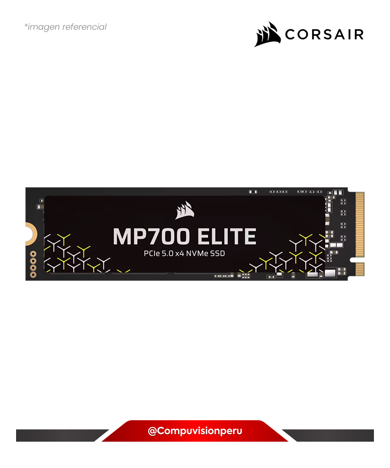 DISCO SOLIDO SSD 1TB CORSAIR MP700 ELITE PCIE 5.0 X4 NVME M.2 2280 CSSD-F1000GBMP700ENH