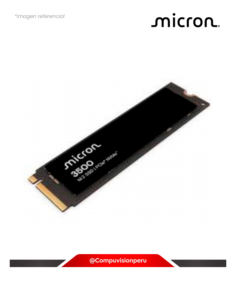 DISCO SOLIDO SSD 2TB MICRON 3500 M.2 2280 PCIE 4.0 X4 NVME MTFDKBA2T0TGD