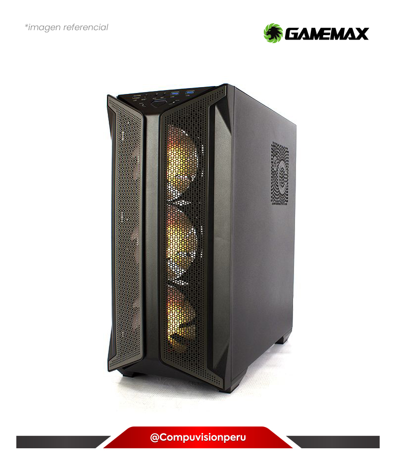 CASE GAMEMAX BRUFEN C1 4*1200MM RGB TURBO S/F TEMPERED GLASS SERIES GAMERS