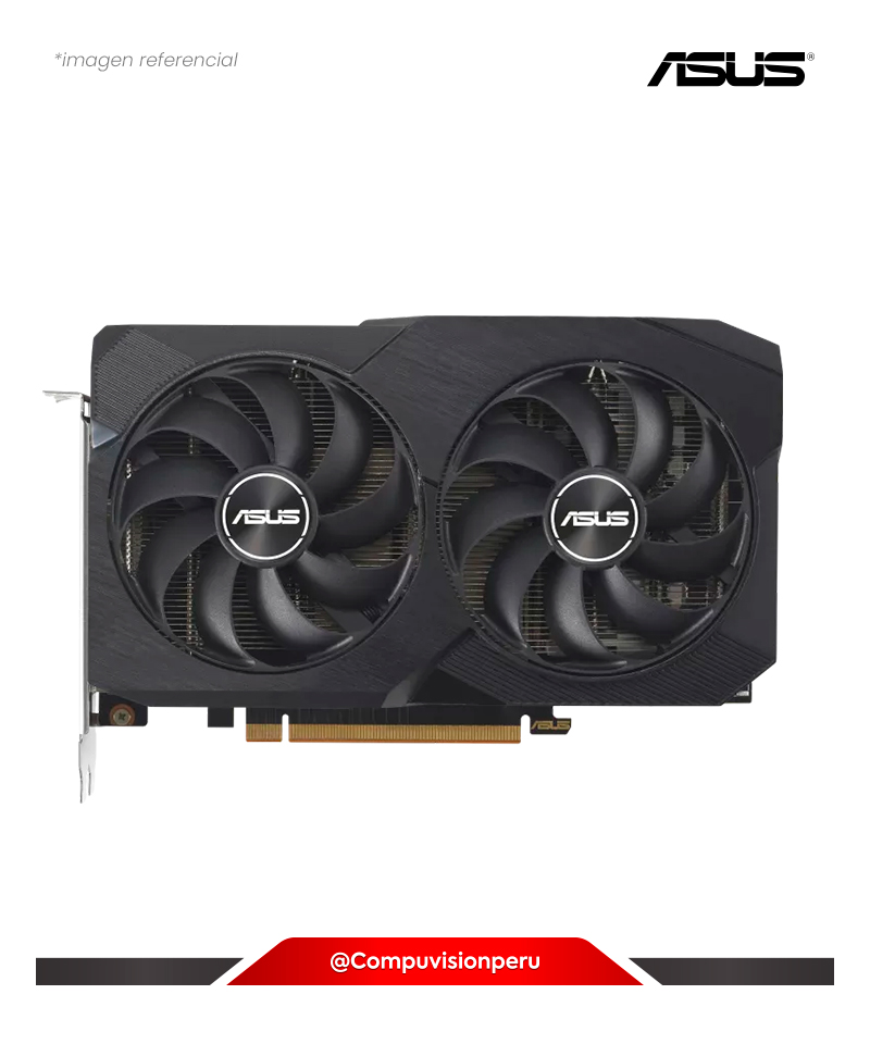 VIDEO ASUS DUAL RADEON RX 7600 V2 OC EDITION 8GB GDDR6 128-BIT HDMI DP DUAL-RX7600-O8G-V2