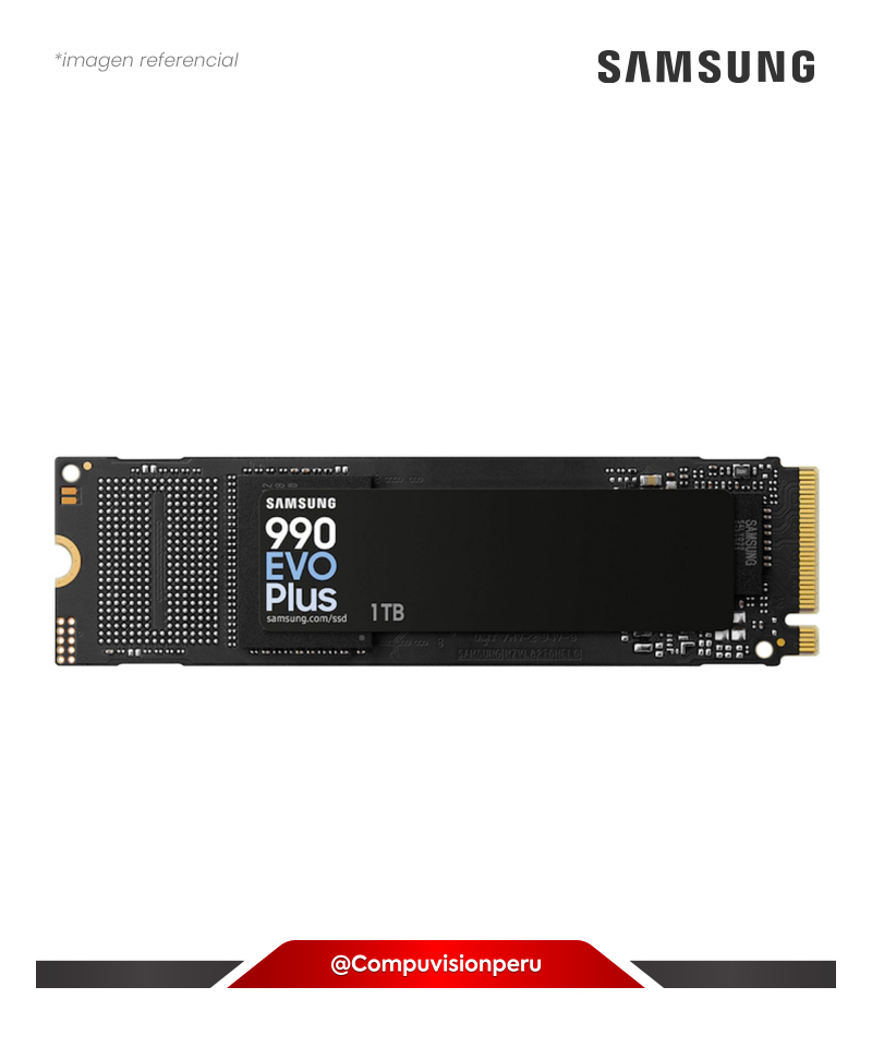 DISCO SOLIDO SSD 1TB SAMSUNG 990 EVO PLUS PCIE 4.0 X4 NVME M.2 V-NAND MZ-V9S1T0B/AM