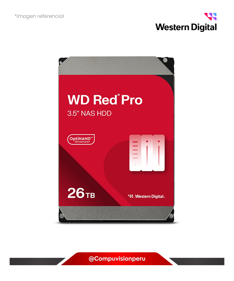 DISCO D 26TB SATA WESTERN DIGITAL RED PRO 7200RPM 512MB SATA 6.0GB 3.5 WD260KFGX