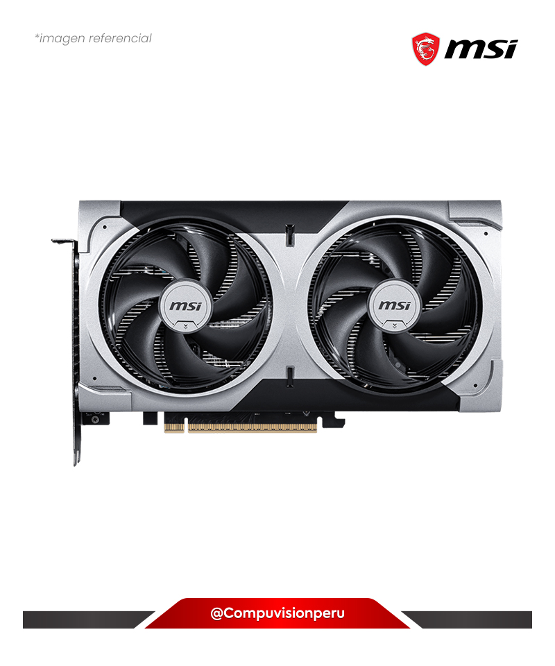 VIDEO MSI GEFORCE RTX 5060 TI 16G VENTUS 2X OC PLUS 16GB GDDR7 CUDA 4608 HDMI DP G506T-16V2CP