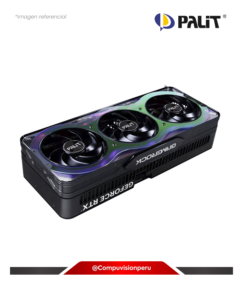 VIDEO PALIT GEFORCE RTX 5090 GAMEROCK OC 32GB GDDR7 512BITS CUDA 21760 HDMI DP NE75090S19R5-GB2020G