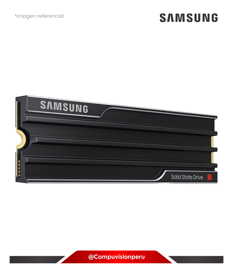 DISCO SOLIDO SSD 4TB SAMSUNG 9100 PRO CON DISIPADOR M.2 2280 V NAND TLC NVME 2.0 PCIEX 5.0X4 MZ-VAP4T0CW