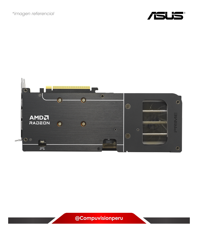 VIDEO ASUS PRIME RADEON RX 9060 XT 8GB GDDR6 OC EDITION SP 2048 128-BIT HDMI DP PRIME-RX9060XT-O8G