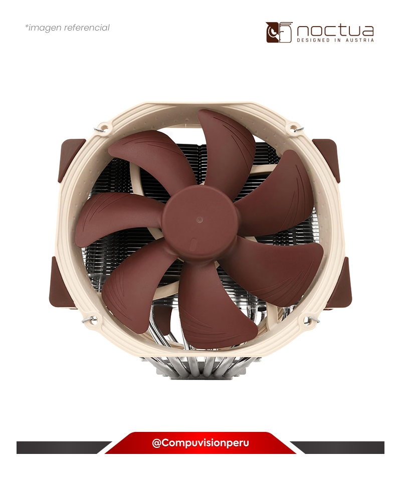 COOLER DE CPU NOCTUA NH-D15 D-TYPE PREMIUM 2*140MM BROWN AMD INTEL