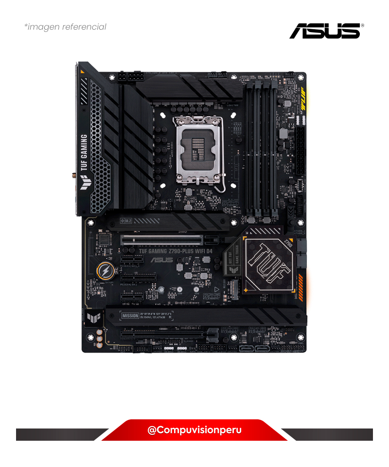 PLACA ASUS TUF GAMING Z790-PLUS WIFI D4 LGA 1700 INTEL Z790 DDR4 PCIE 5.0 M.2 THUNDERBOLT BLUETOOTH ATX