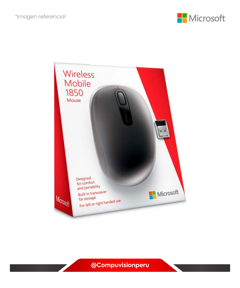 MOUSE MICROSOFT MOBILE 1850 WIRELESS INALAMB